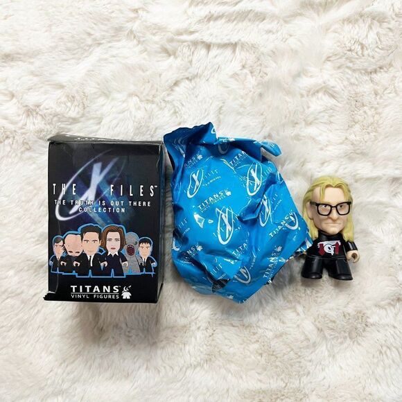 🔮 5/$25 Titans X-Files The‎ Truth is Out There Langly Mini Vinyl Figure - Picture 5 of 5